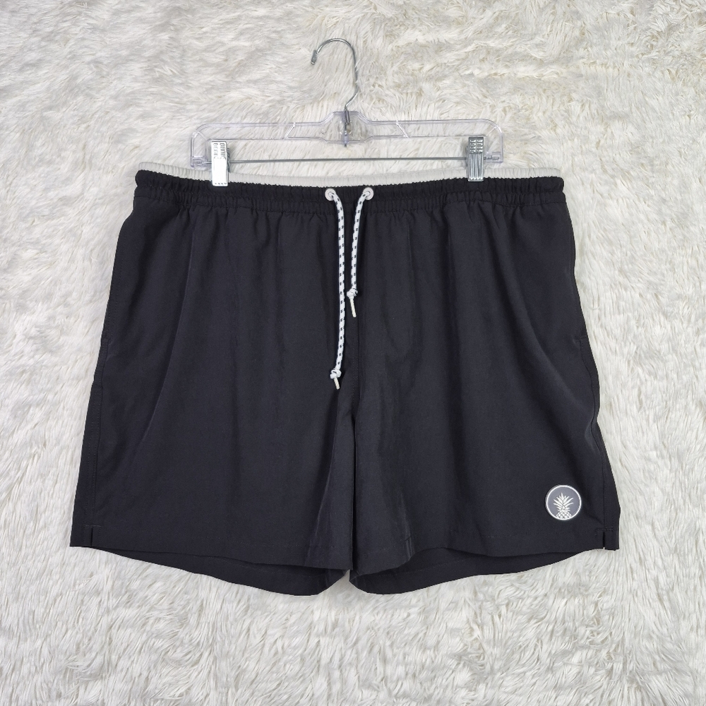 Chubbies Mens 2XL Black The‎ Capes 5.5 in Swim Trunks Resort Beach